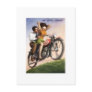 Vintage Motorcycle Post Card