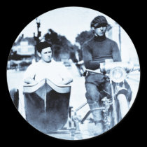 Vintage Motorcycle & Side car stickers