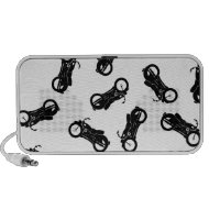 Vintage Motorcycles Portable Speaker doodle