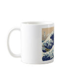 Vintage Mount Fuji and Wave Mugs