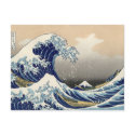 Vintage Mount Fuji and Wave postcards