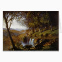 Vintage Mountain Illustration (Blank Inside) Card by postoffice Vintage Mountain Illustration (Blank Inside) Card