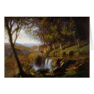 Vintage Mountain Illustration (Blank Inside) Card by postoffice