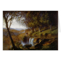 Vintage Mountain Illustration (Blank Inside) Card