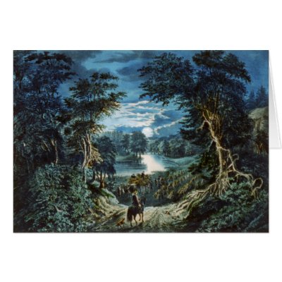 Vintage Mountain Illustration (Blank Inside) Card by postoffice