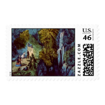 Vintage Mountain Illustration Stamp #4 stamps