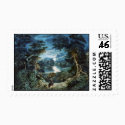 Vintage Mountain Illustration Stamp #8 by postoffice Vintage Mountain Illustration Stamp #8