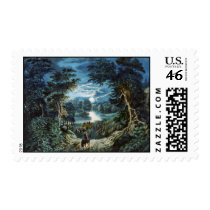 Vintage Mountain Illustration Stamp #8 stamps