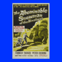 VINTAGE MOVIE POSTER - THE ABOMINABLE SNOWMAN posters