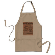 Vintage Moving Picture Exhibition Aprons