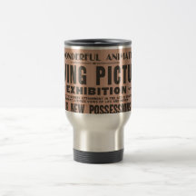 Vintage Moving Picture Exhibition Coffee Mugs