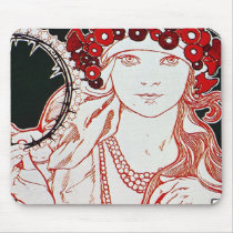 Vintage Mucha Mousepad