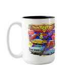 Vintage Muscle Cars Of Yesterday Coffee Mug
