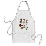 Vintage Mushrooms Apron