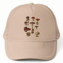 Vintage Mushrooms Hat