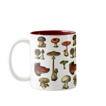 Vintage Mushrooms Mug