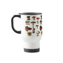 Vintage Mushrooms Travel Mug