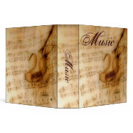 Vintage Music Binder binder