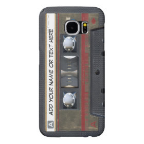 Vintage Music Cassette Tape Look Samsung Galaxy S6 Cases