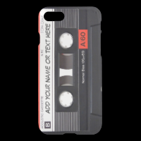 Vintage Music Cassette Tape Look iPhone 7 Case