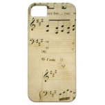 Vintage Music Sheet iPhone 5 Case
