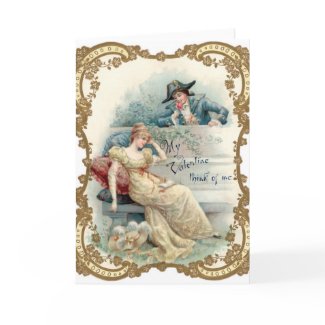 Vintage My Valentine Greeting Card card