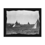 Vintage Native American Apache Tipis Postcards