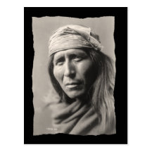 Vintage Native American Apache Tsahizn Tseh Postcards