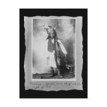 Vintage Native American Geronimo Apache Postcard
