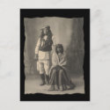 Vintage Native American Henry Wilson and Wife Moja postcard