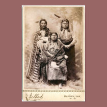 Vintage Native American Poster