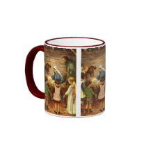 Vintage Nativity mugs