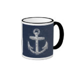 Vintage Nautical Anchor mugs