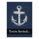 Vintage Nautical Anchor invitations