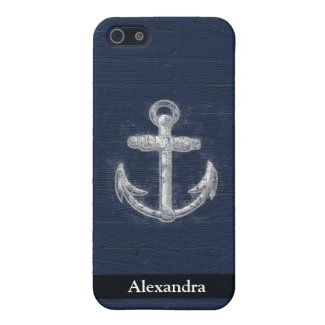 Vintage Nautical Anchor iPhone 5 Case