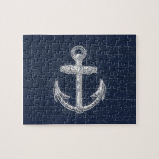Vintage Nautical Anchor Puzzle