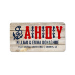 Vintage Nautical Wedding Labels