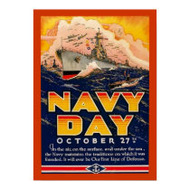 Vintage Navy Day Poster posters by tnmpastperfect Vintage Navy Day Poster posters