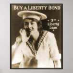 Vintage Navy Liberty Bond WW1 Posters