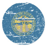 Vintage NEBRASKA Flag Sticker