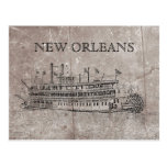 Vintage New Orleans Stern Wheeler Postcard