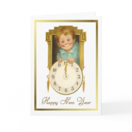 Vintage New Year card
