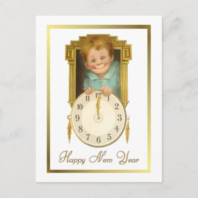 Vintage New Year Post Cards