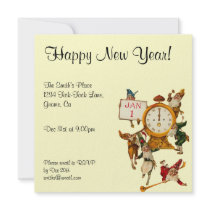 Vintage New Years Eve Invitation by Vintage_Gifts Vintage New Years Eve Invitation