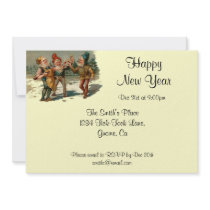 Vintage New Years Eve Invitation by Vintage_Gifts Vintage New Years Eve Invitation