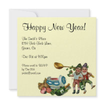 Vintage New Years Eve Invitation by Vintage_Gifts Vintage New Years Eve Invitation