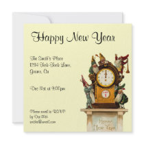 Vintage New Years Eve Invitation by Vintage_Gifts Vintage New Years Eve Invitation