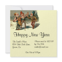 Vintage New Years Eve Invitation by Vintage_Gifts Vintage New Years Eve Invitation