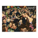 Vintage New Year's Eve Party Post Card
