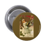 Vintage New Year's Pinback Buttons